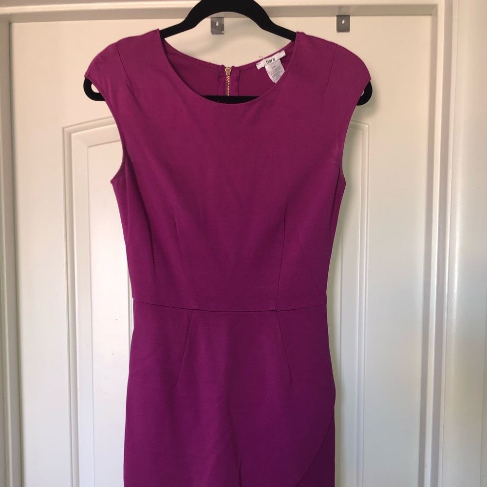 Pink dress with slit